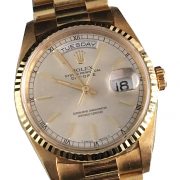 Rolex Day-Date Quick President watches for men with pure 18k yellow gold